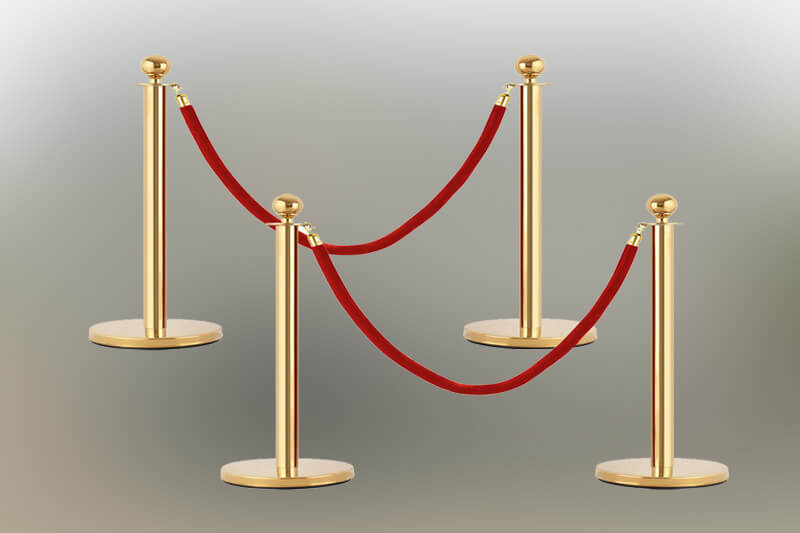 Ultimate Luxury Restrooms Stanchion